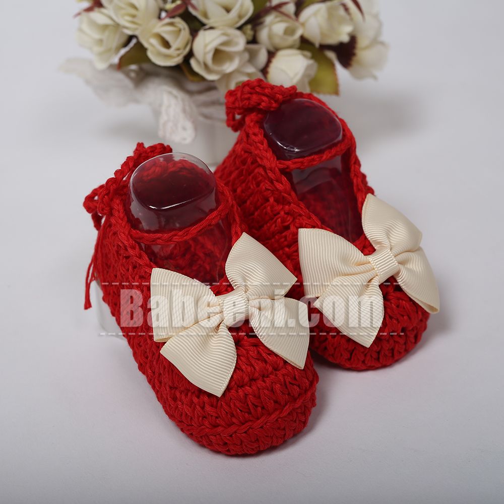 Red Baby Shoes for Little Baby- CAS 03